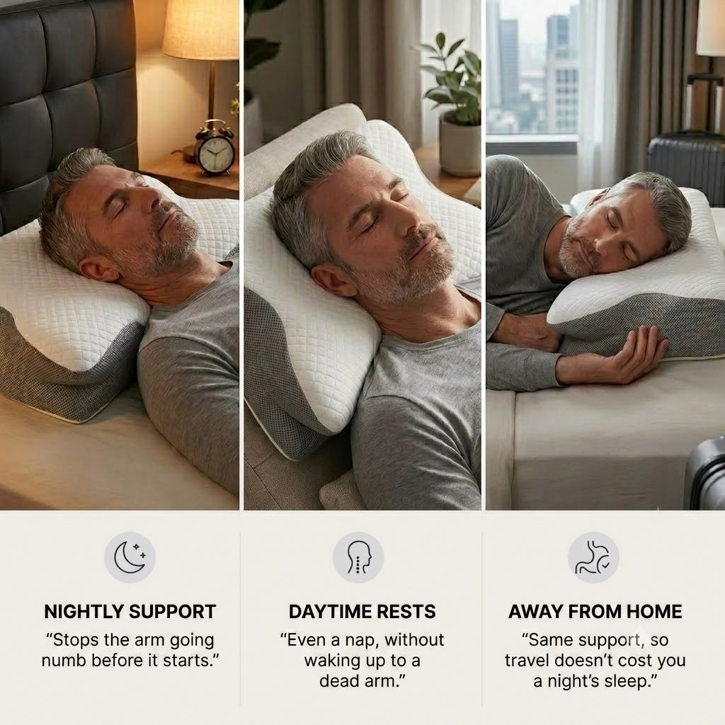 Align Pro Cervical Pillow - For Side Sleepers Who Wake Up With a Numb Arm